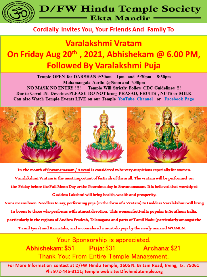 Varalakshmi Vratam